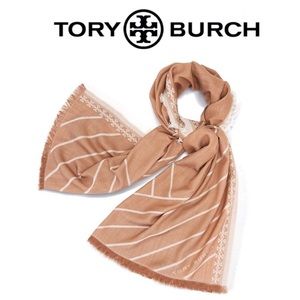 Tory Burch Fringe Scarf